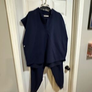 Elegant Navy scrub set